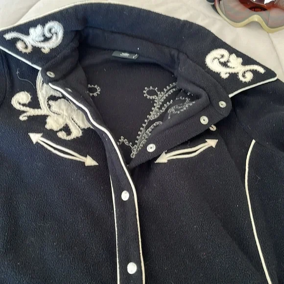 Bogner Vintage Western Style Fleece Jacket